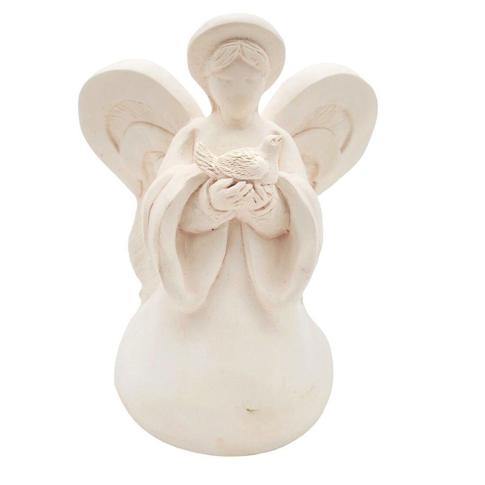 Vtg Winged‎ Angel Taper Candle Holder 1989 United Design Co Pink CL-007 USA Tags